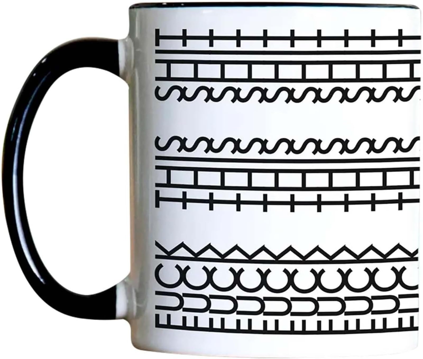 Coffee Mug, Funny Coffee Mug, 10oz Tea Cup with Hidden Message, Novelty Creativity Humor Drinking Cup, Creative Ceramic Gift for Coffee Lovers, Humorous Drinking Mug for Adults