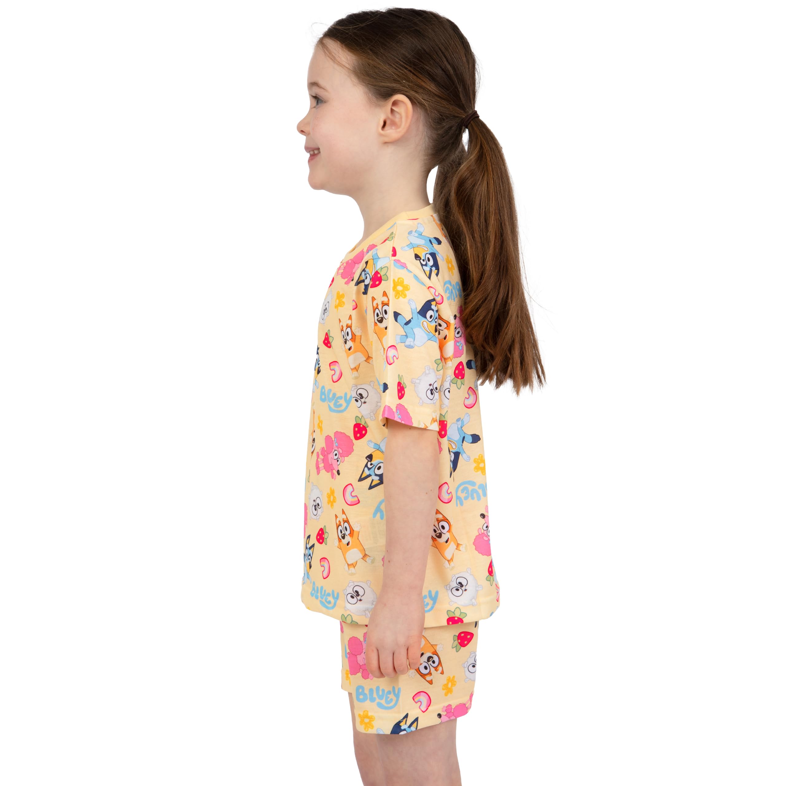 Bluey Pyjama Fille | 2 Paquets De Pyjamas | 2 Paquets Pyjama Enfant Bingo