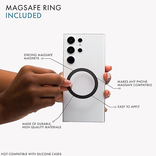 Miniatura 3 de LoveHandle PRO MagSafe - Agarre magnético compatible con soporte para teléfono inteligente y tableta, anillo MagSafe incluido, se adapta a todos los