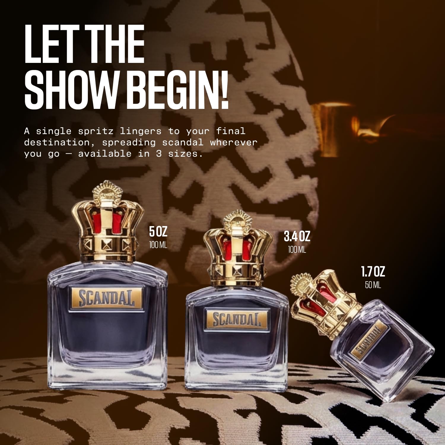 Jean Paul Gaultier Scandal Pour Homme Eau de Toilette 100ml Refillable Spray