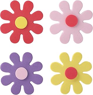 lasuroa 4pcs Daisy Car Antenna Topper