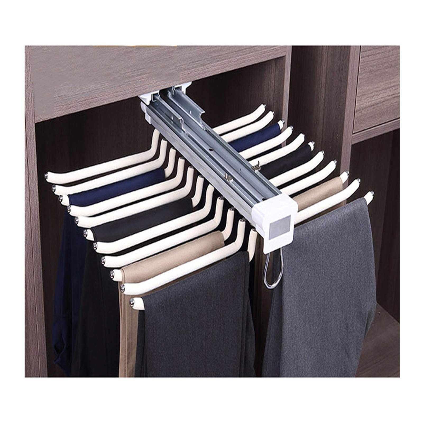 Gain de place placard profond cintre extractible 22 pantalons