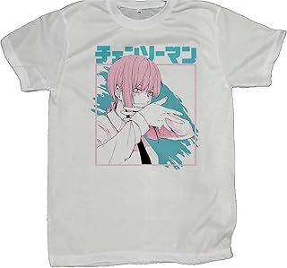 تيشرت مطبوع بشخصية ماكيما دينجي من مسلسل شين سو مان باور 6 (مقاس 2 اكس لارج XXL)