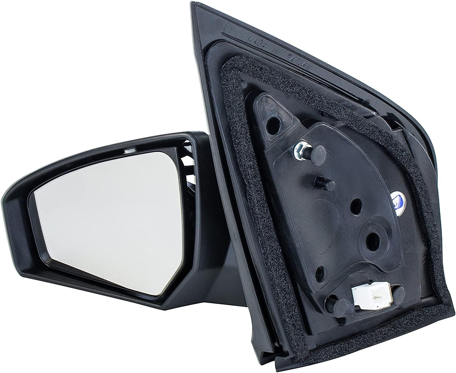 Dependable Direct Left Driver Side Black Non-Folding Non-Heated Power Operated Door Mirror for Nissan Sentra (2007 2008 2009 2010 2011 2012) - NI1320167