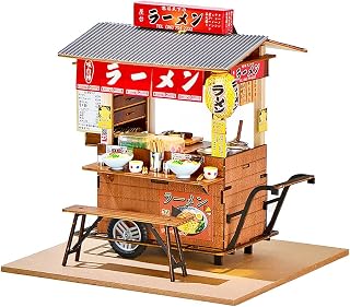 moin moin 玩具屋 微型 手工套件 套装 玩具屋 拉面屋 LED灯 2602dh485