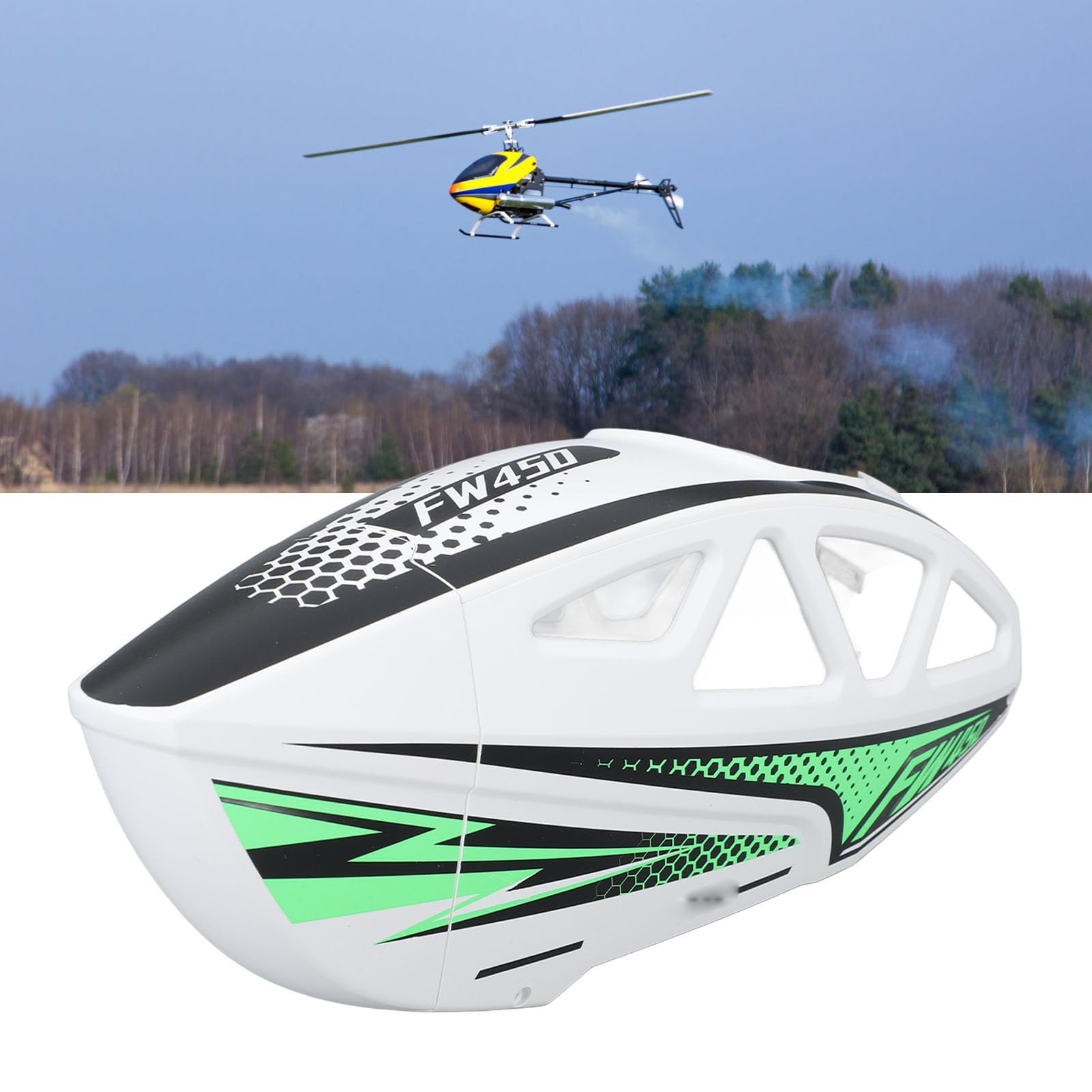 Generic Helikopter RC Obejmuje Baldachim, Niezawodne wysoką oporność Helikoptera Helikoptera Heicopter Heever Covopy Rope (WHITE)