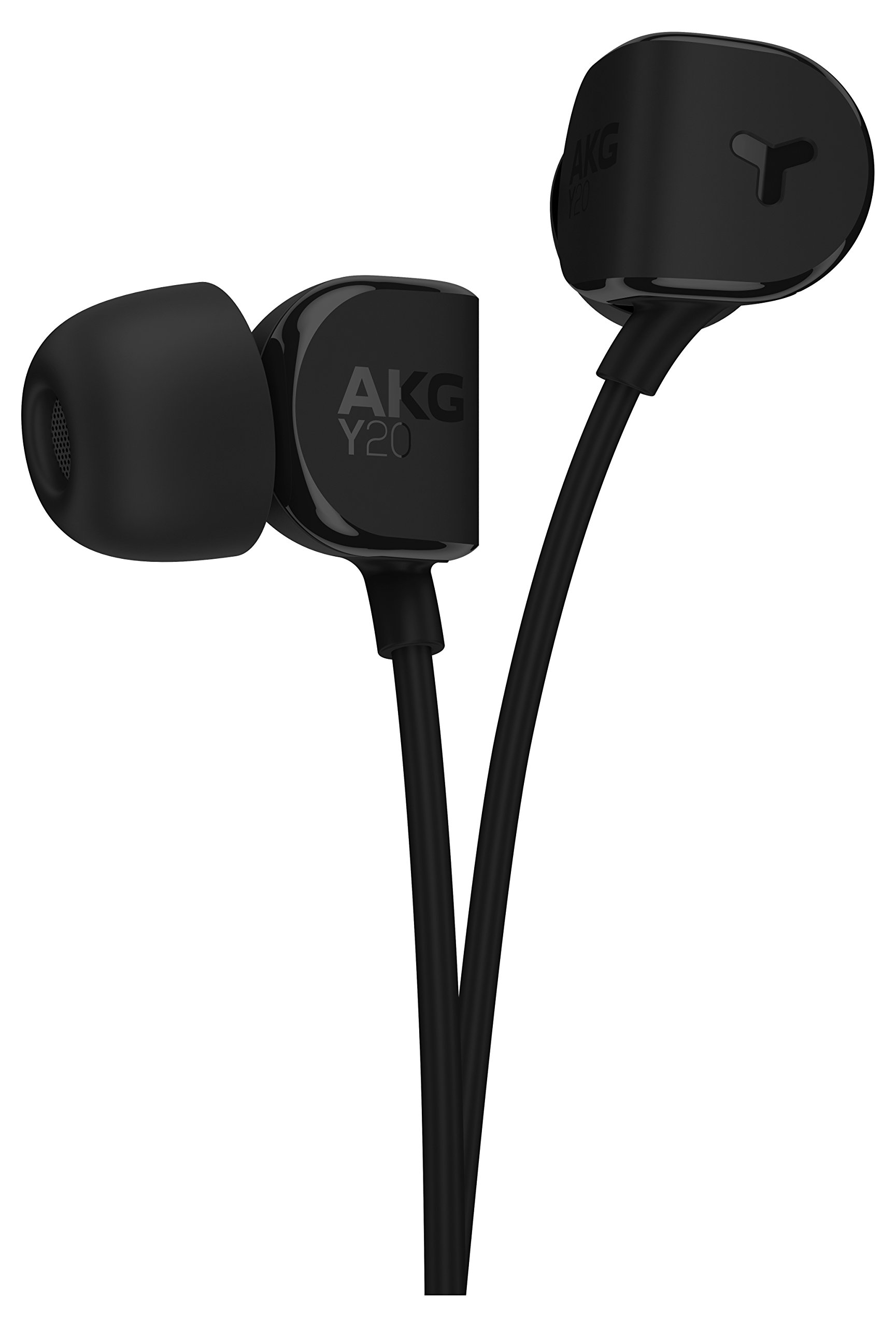 AKG Y20U Premium in-Ear Headphones with Mic(Black)