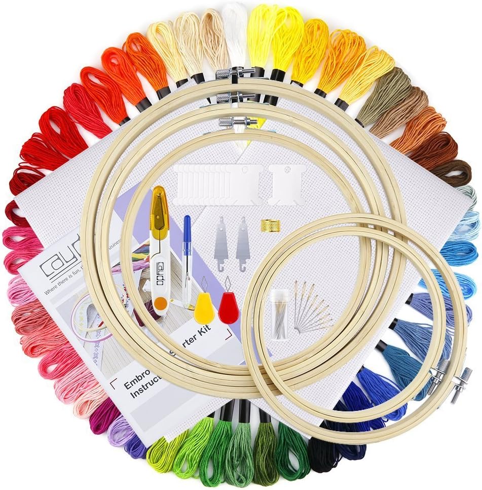 Ensemble De Fils à Broder Avec Boîte De Rangement, Fil à