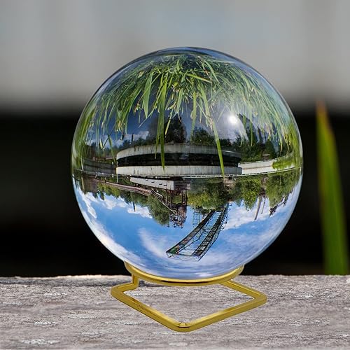 Miniatura 5 de 2 soportes de metal para bolas de cristal, base de Lensball, soporte de exhibición de esfera para bolas de globo, geoda, rocas, cristales, béisbol,