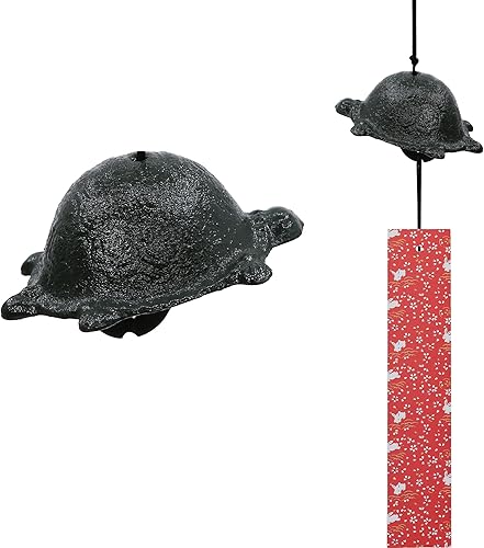 Miniatura 7 de Carillón de viento japonés de hierro fundido para exteriores, adorno para jardín, patio y balcón, decoración de campana de viento de metal colgante,