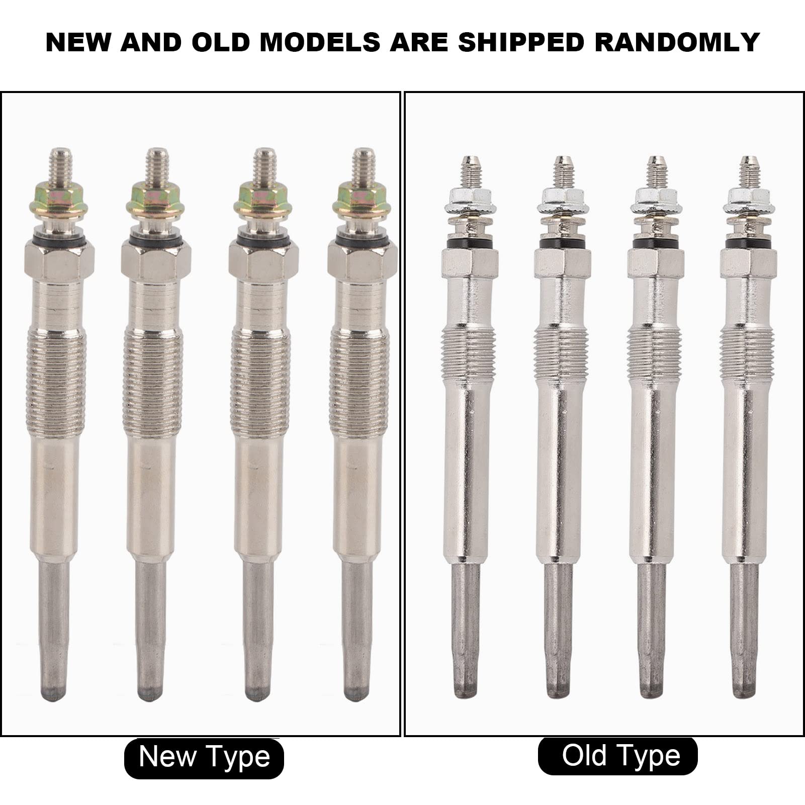 Bougies De Préchauffage 7700100558 - Lot De 4 Pièces, Compatibles Renault Clio, Kangoo, Trafic - Qualité OEM