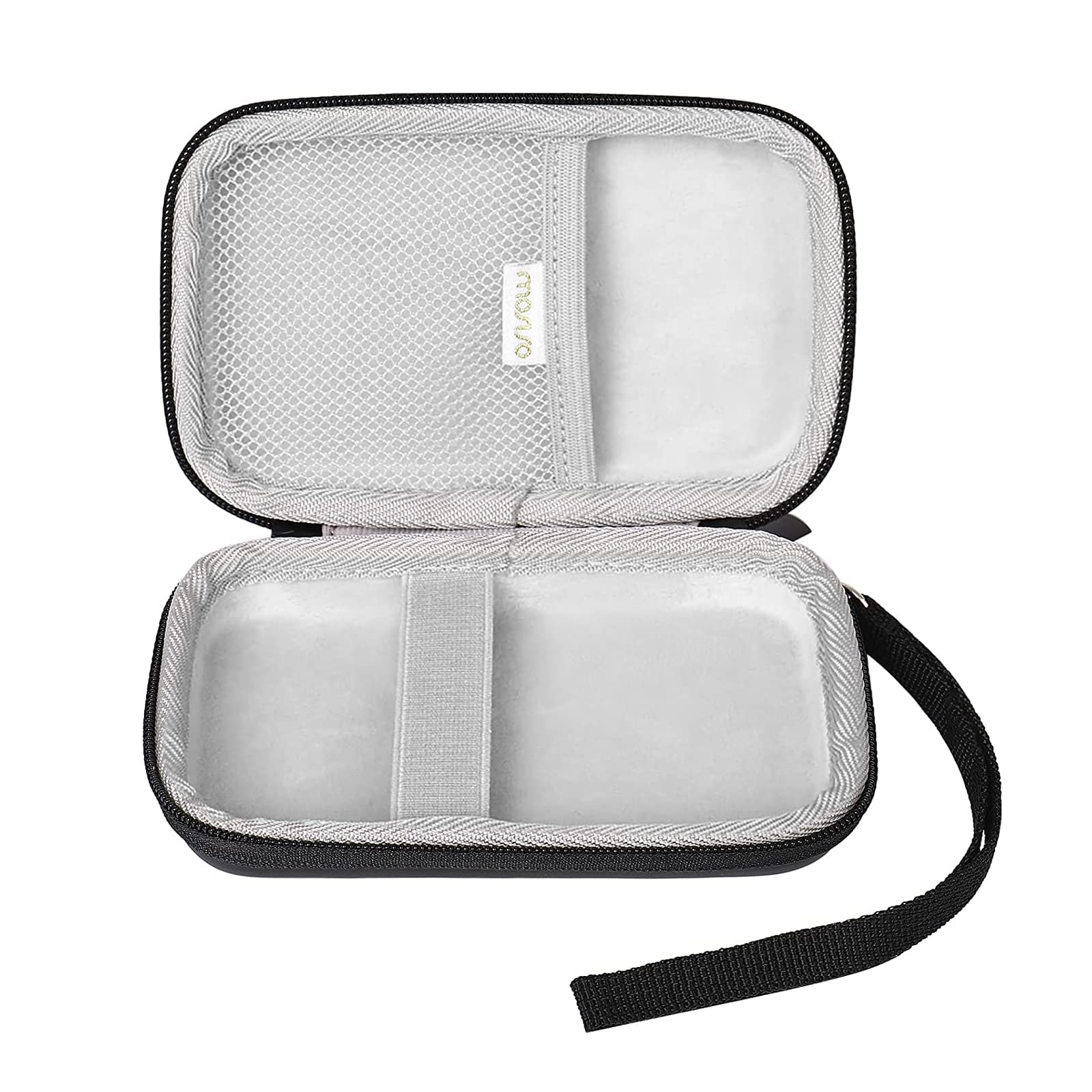 MOSISOMOSISO Hard Carrying Case Compatible with Nintendo Game & Watch The Legend of Zelda, Compatible with Super Mario Bros, Portable Protective Travel Storage Bag with Hand Strap, Black