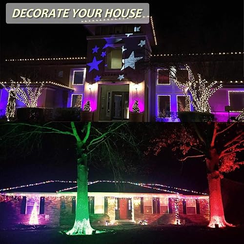 Miniatura 2 de GLW LED RGB luz de inundación, 50 W luces cambiantes de color al aire libre con control remoto, IP65 luz impermeable de arandela de pared regulable,