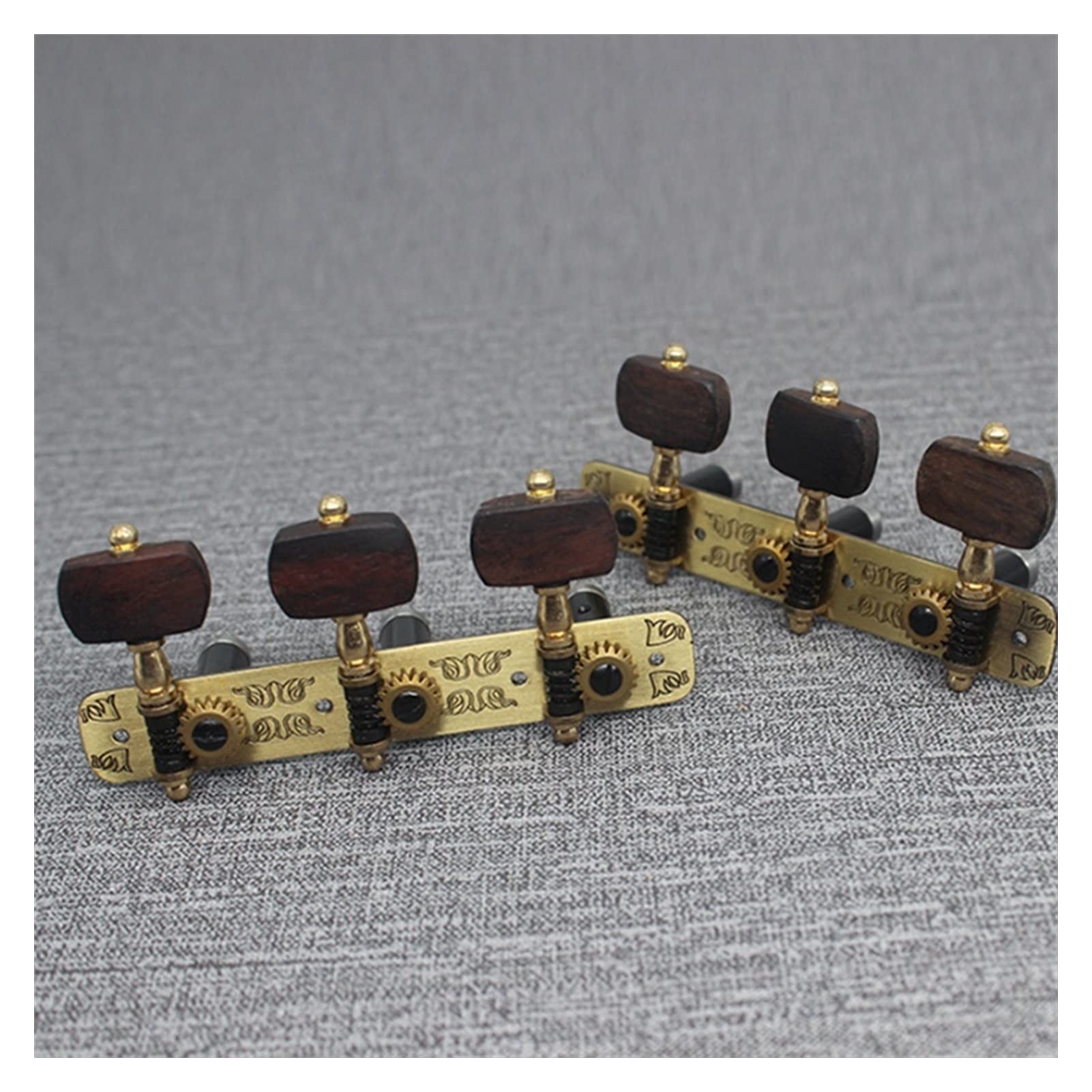 Locking Tuners 2pcs Classicic Guitar Sintonizzatori Tuning Key Pegs Machine Teste per Chitarre Classiche Folk Acustiche