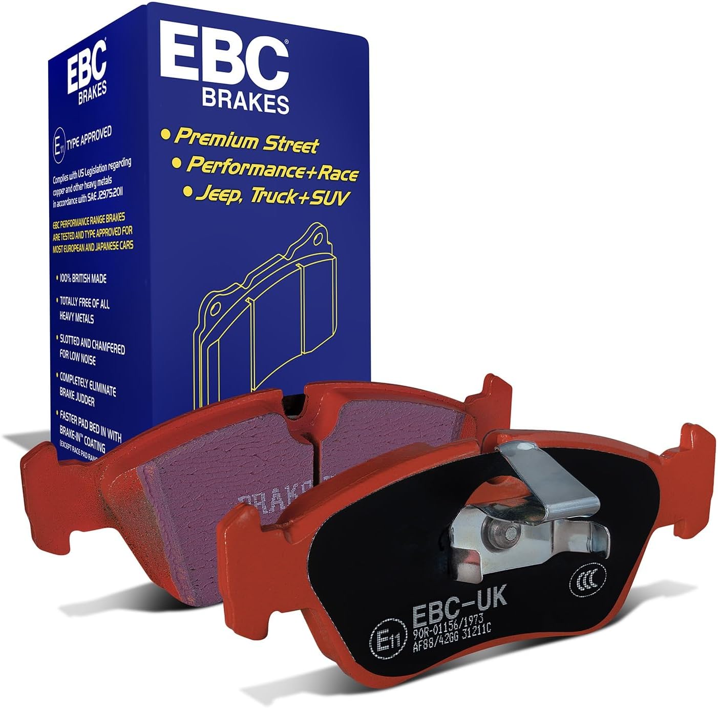 EBC Brakes Redstuff 3000 Series Sport Brake Pad Set DP31211C to Fit BMW,WIESMANN