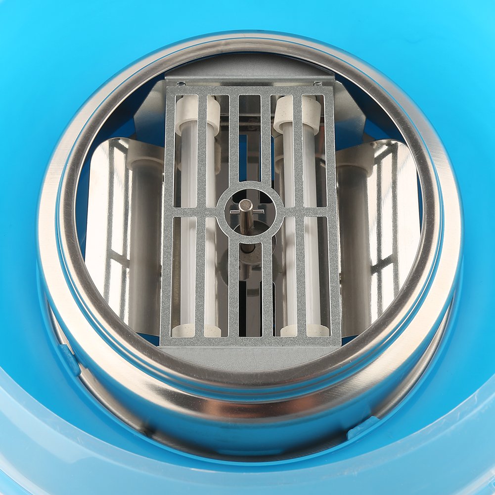 Máquina de algodón de azúcar eléctrica para hacer tú mismo, regalo para niños, electrodomésticos de cocina (Azul)