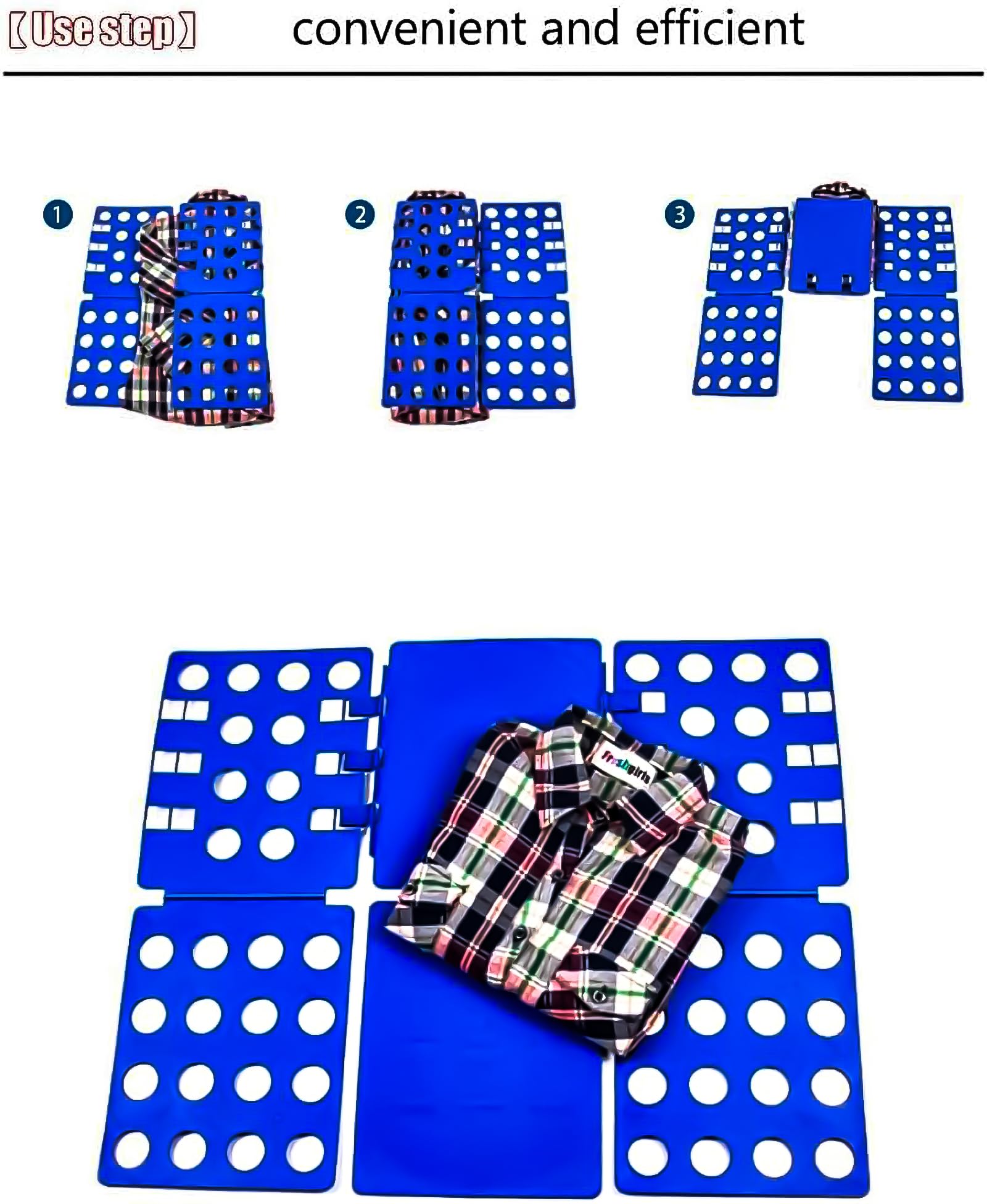 Geniusidea V1 Hemdfaltbrett T Shirts Kleiderordner Haltbarer Kunststoff Wäscheordner Faltbretter Klappbretter