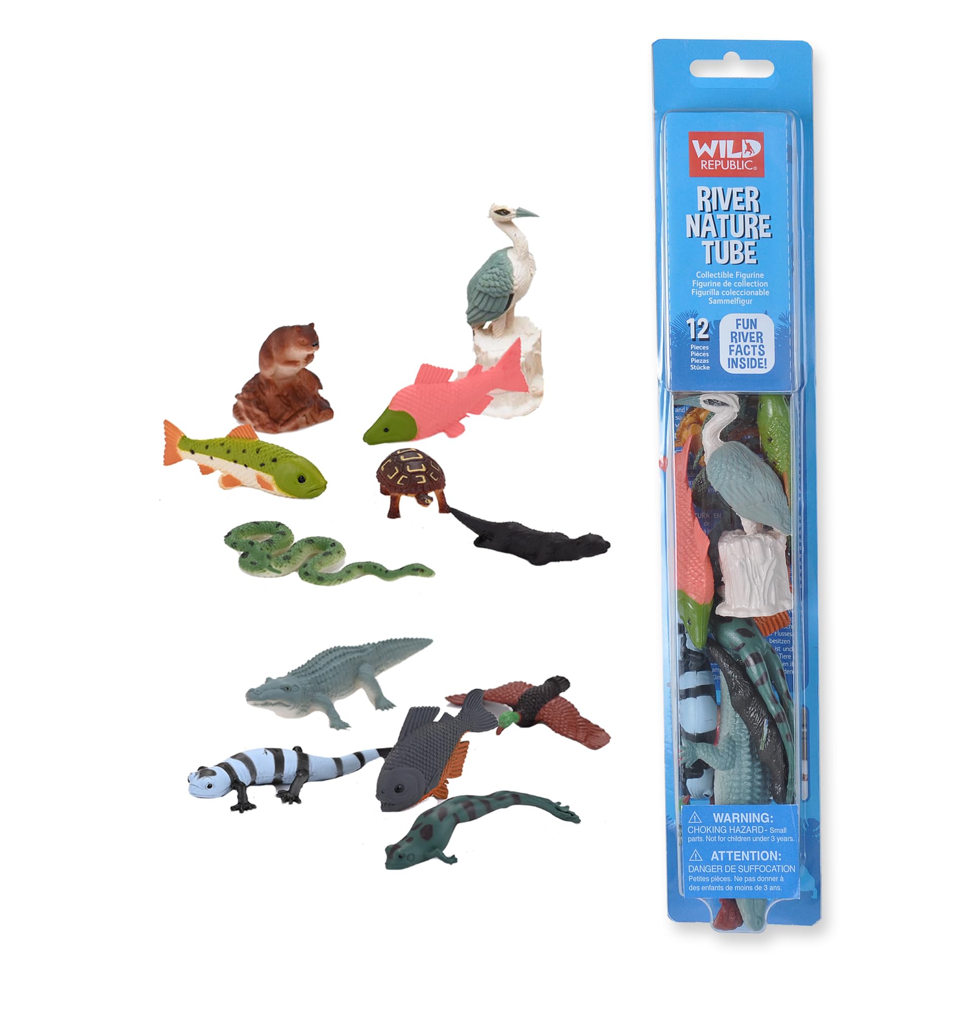 Tubo De Figuras De Mariposas De Wild Republic – Set De Plástico Con 32 Cm De Diorama Y Alfombrilla, Colección Educativa