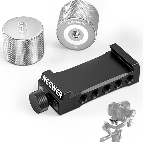 NEEWER Kit de contrapesos y abrazaderas de cardán, compatible con DJI Ronin RS4 Pro RS4 RS3 Pro RS3 RS2 RSC2 ZHIYUN Crane 2S 3S Weebill S Moza Air 2