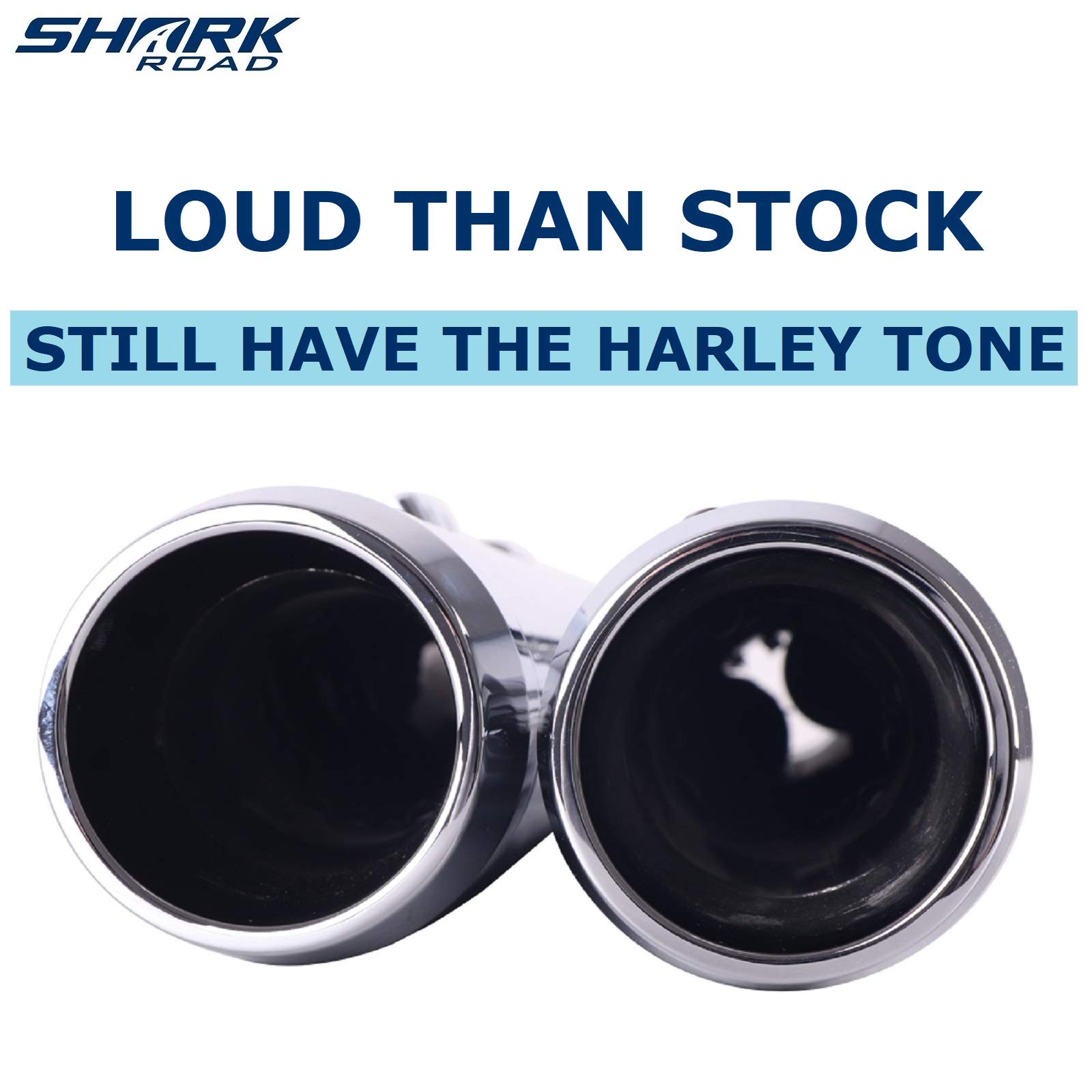 Buy Exhaust for Harley Softail by Handmo, 3.5” Exhaust Pipes for