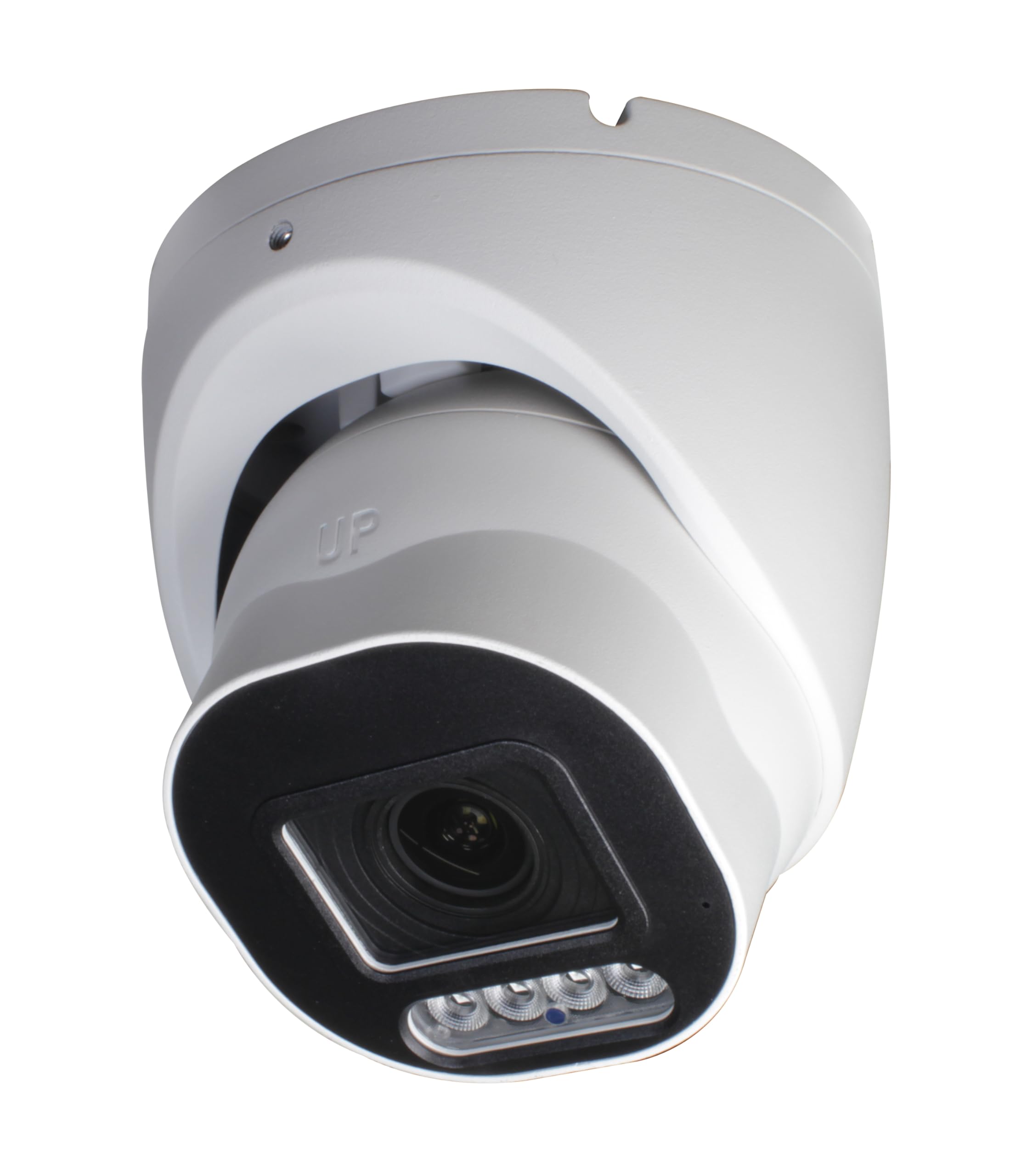 Sinis 4K PoE Security IP Camera Outdoor, Metal Turret with 5X Optical Zoom, 2.7mm-13.5mm Motorized Lens,110 Degree Wide View, Starlight, IR Night Vision, Build in Mic, Wired Only Work with NVR