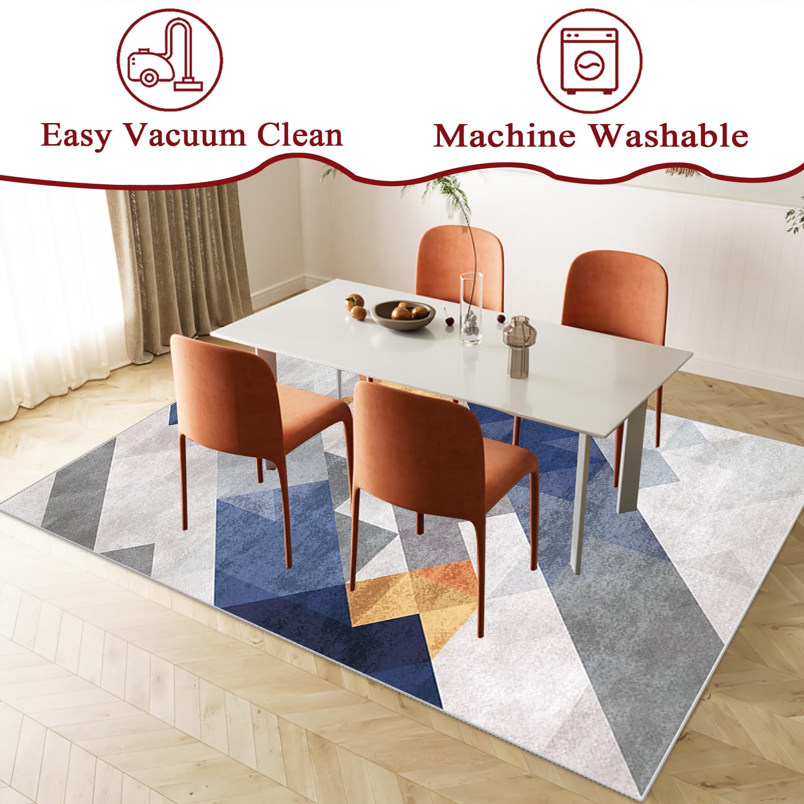 Tappeto Sedia Ufficio Tappeto Salvapavimento Antiscivolo Ufficio Protettore del Pavimento Tappeto per Sedia con Ruote Tappeto Sedia Gaming Pavimenti per Parquet e Pavimenti Duri 80 x 120 cm