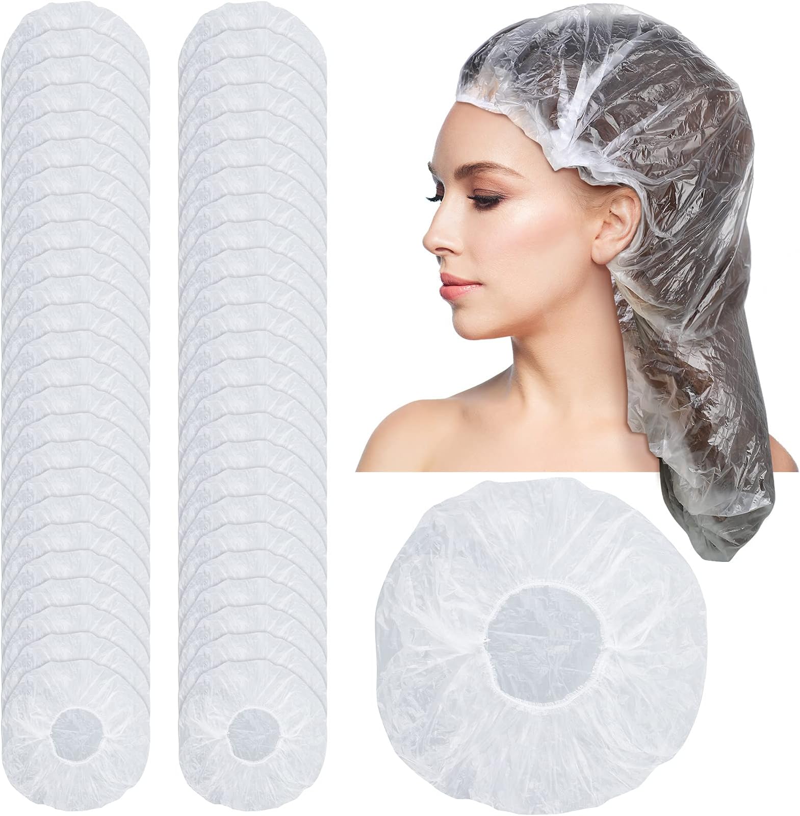 30pcs Disposable Shower Caps MultiPurpose Thickening