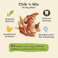 Vista 3 de Pet 'n Shape - Paquete variado Chik 'n Mix Mezcla natural de pollo para cachorros, recompensas y aperitivos para perros 16 onzas