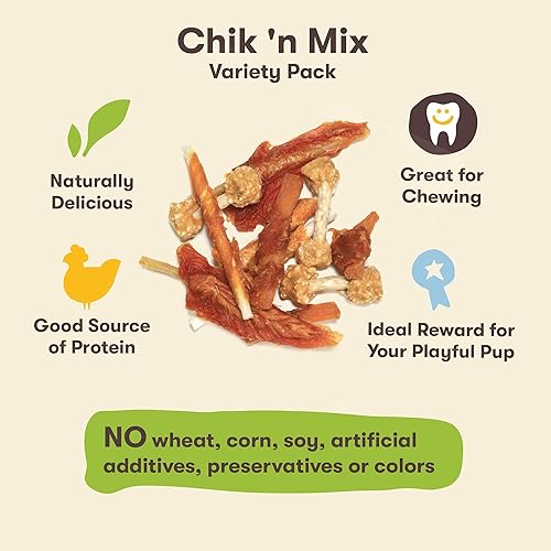 Miniatura 3 de Pet 'n Shape - Paquete variado Chik 'n Mix  Mezcla natural de pollo para cachorros, recompensas y aperitivos para perros  16 onzas