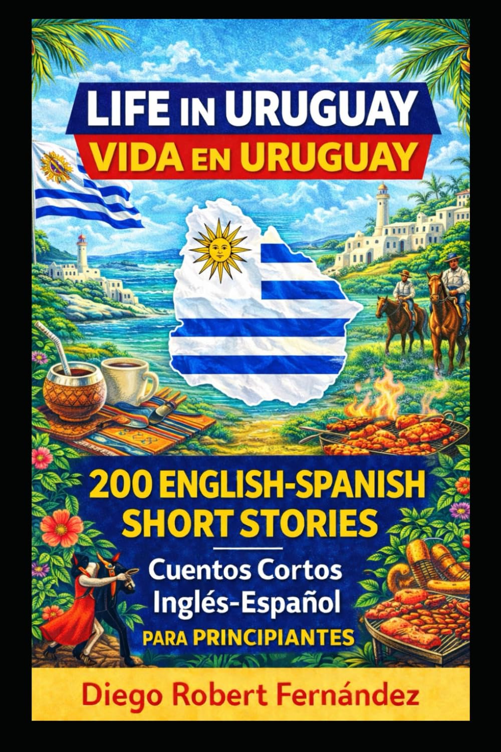 Life in Uruguay 200 English-Spanish Bilingual Short Stories for Beginners: Parallel Text Fiction to Explore Culture, People, and Uruguayan Daily Life (SPANISH FOR BEGINNERS)