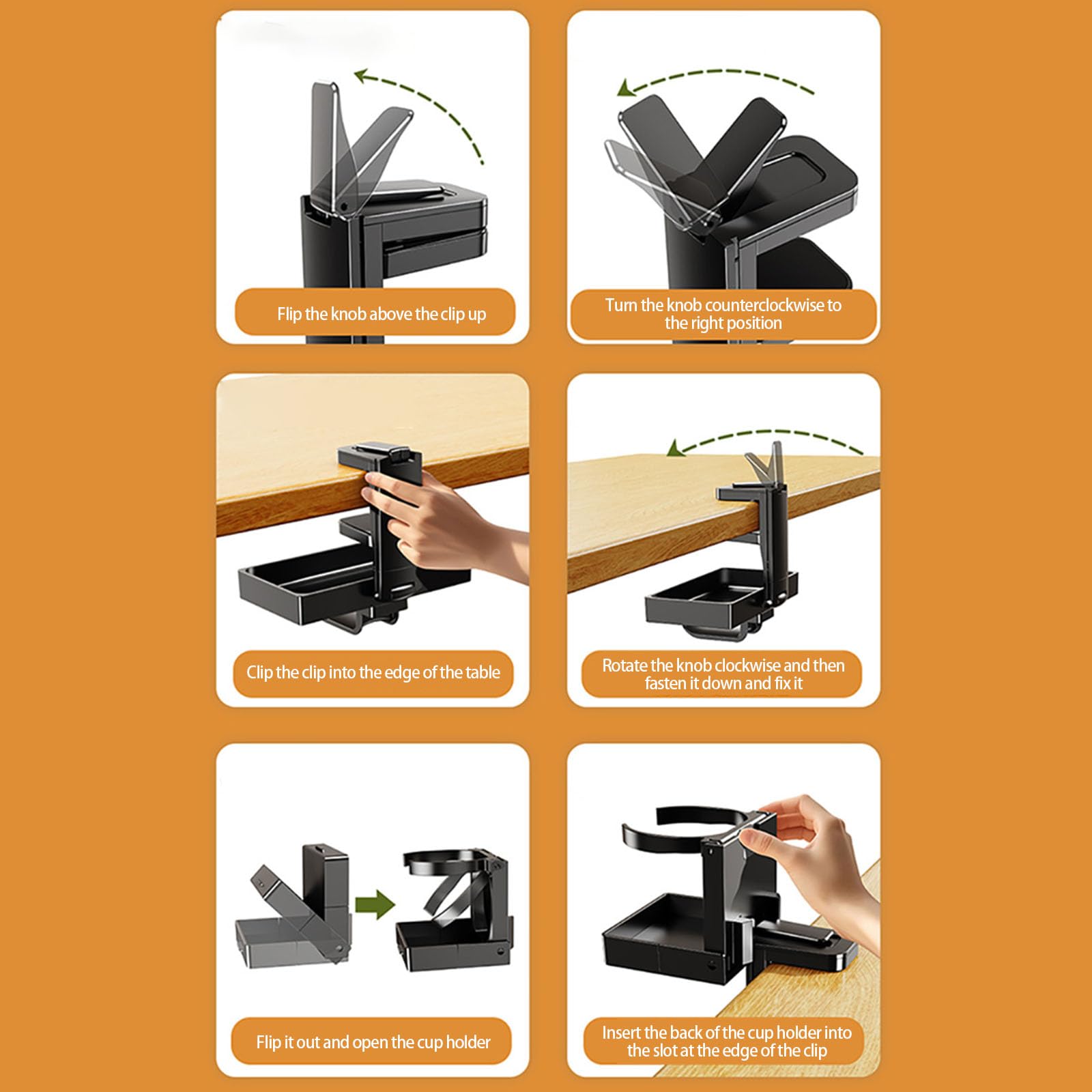 Estante plegable para bebidas para encimeras, escritorios, solución de almacenamiento eficiente de espacio, organizador plegable para bebidas