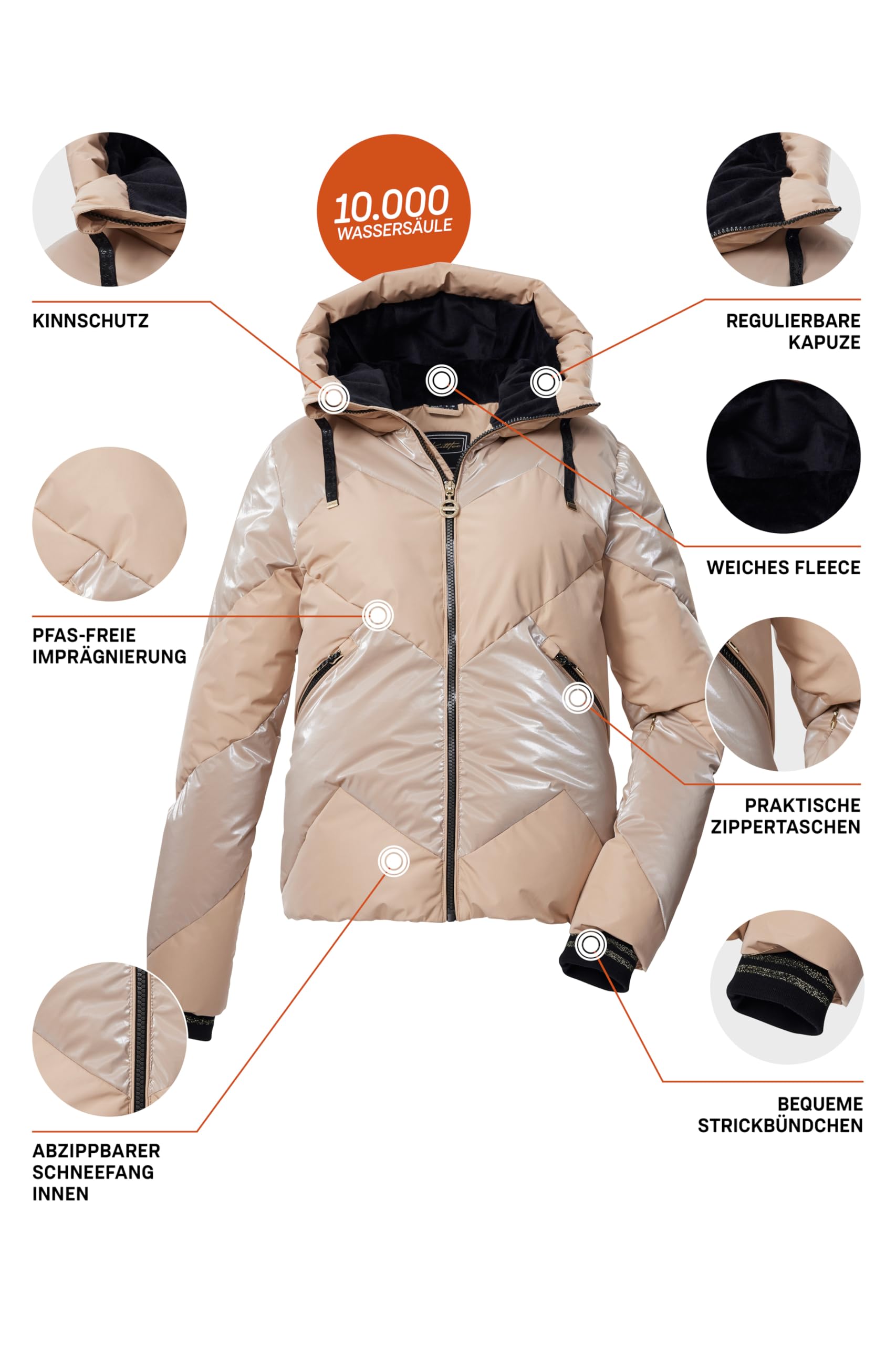 Killtec Ksw 113 Wmn Ski Qltd Jckt giacca da sci Donna (Pacco da 1)