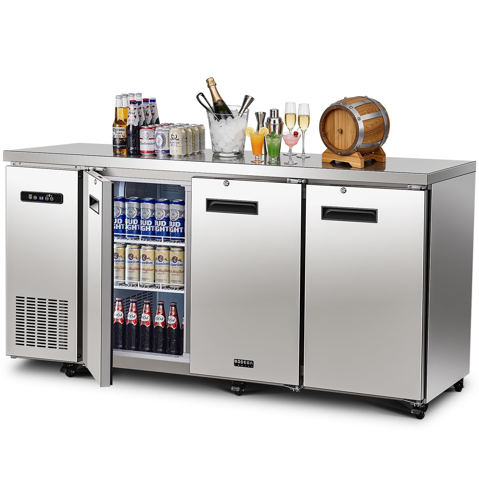 BODEGA 3 Door Bar Cooler