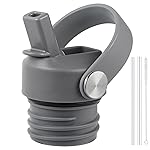 RRegeny Straw Lid for Hydro Flask Standard Mouth, Lid with Straws Fits Standard Mouth Hydroflask, Sport Cap Water Bottle Accessories Top Replacement Straw Lid.