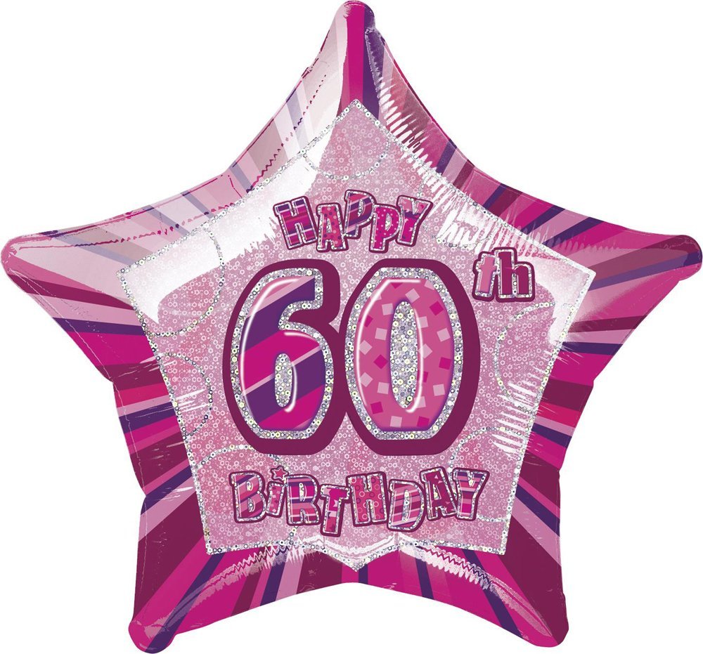 Unique Party 92068 - 9ft Foil Glitz Pink Happy 80th Birthday Banner — view 210