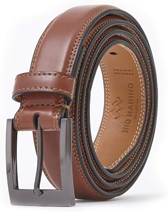 Marinos Premium Belt Men, Genuine Leather Dress Belt for Men, Casual Mens Belt in Gift Box