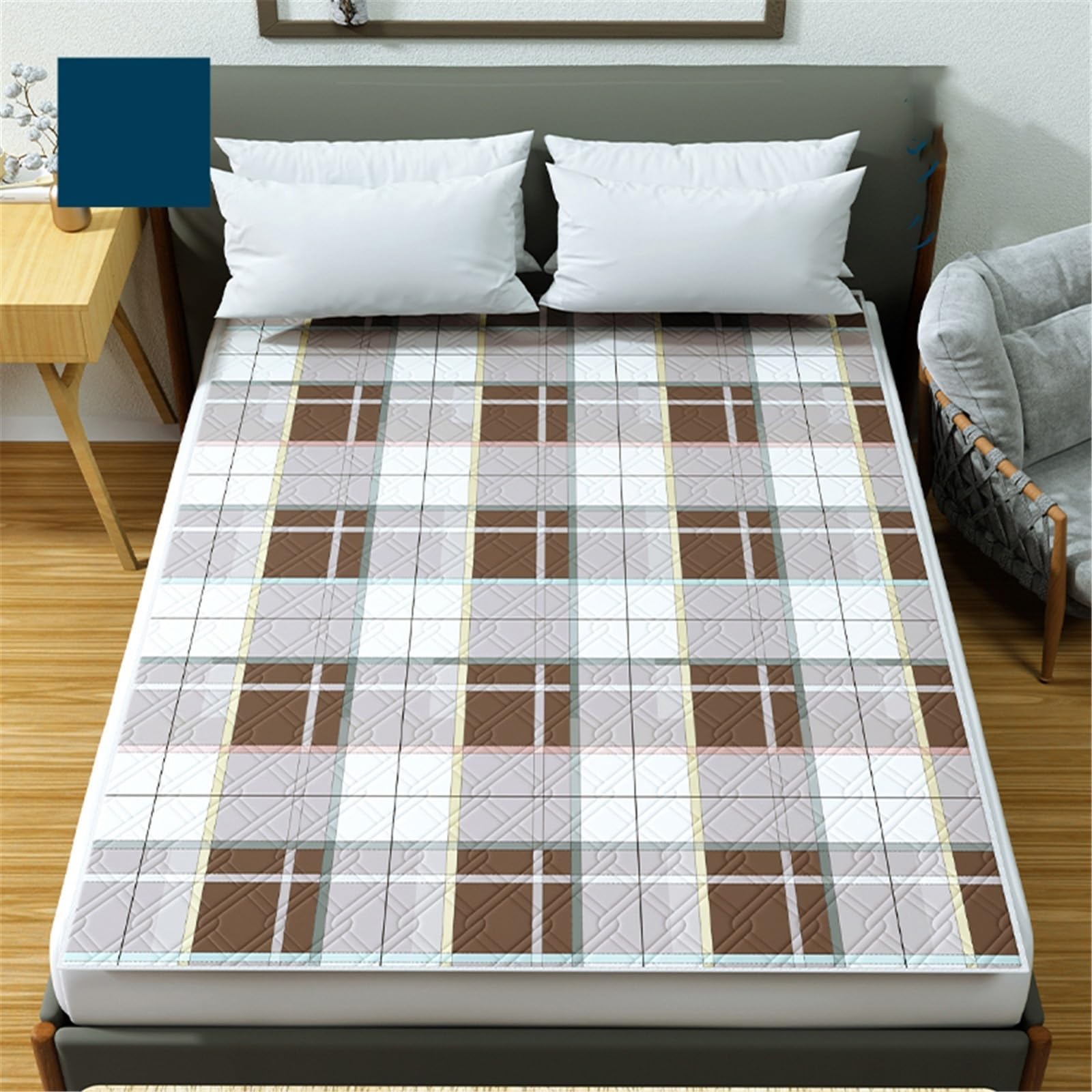 Assorbenti for Pipì Lavabili Telo Impermeabile Letto Riutilizzabili Imbottiture for Traversa Letto Anziani 3 Strati Pannolini for Pipì for Adulti(150x200cm,B)