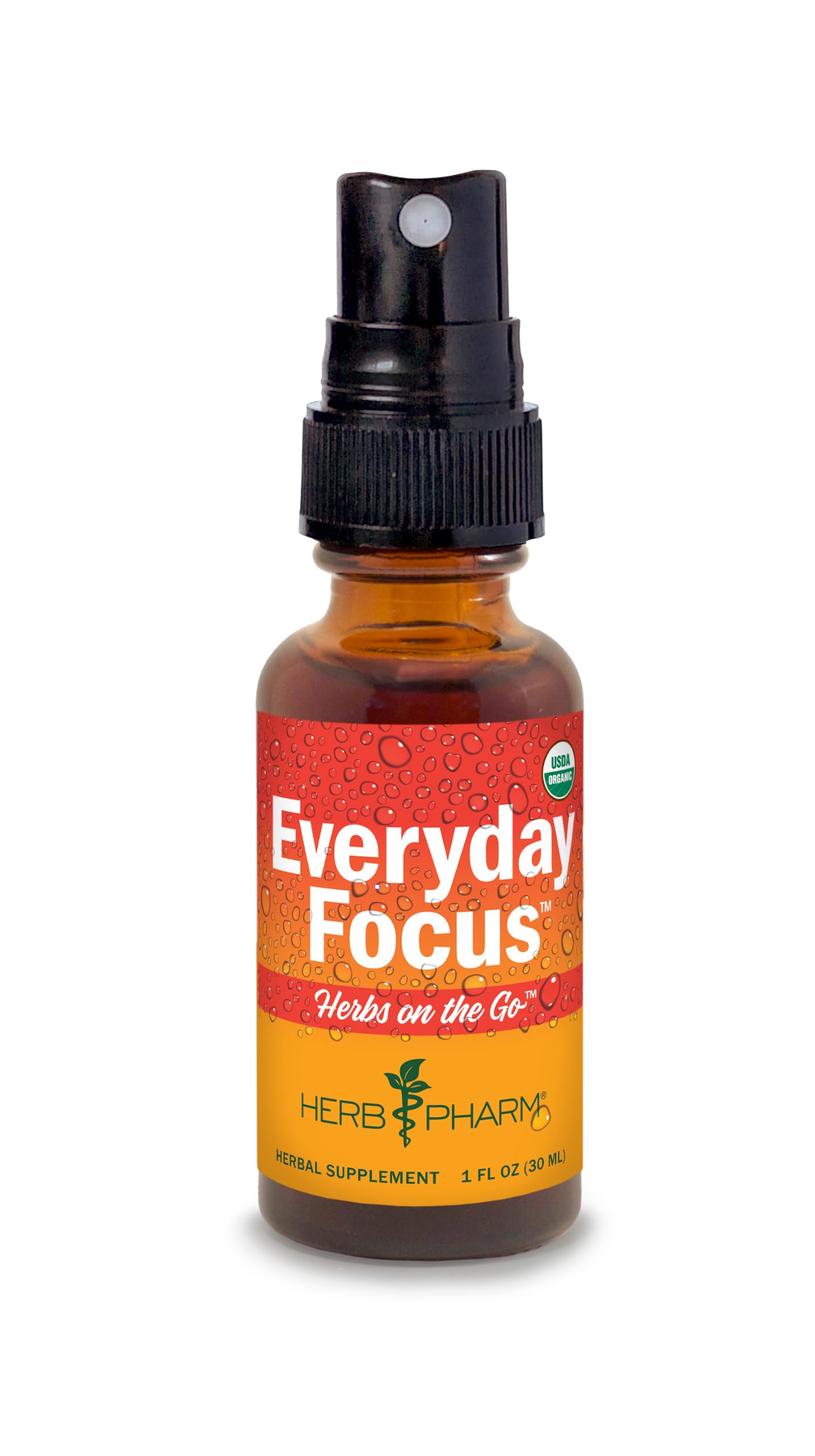 Herb Pharm Herbs on the Go Portable Spray, Everyday Focus, 1 Fl Oz
