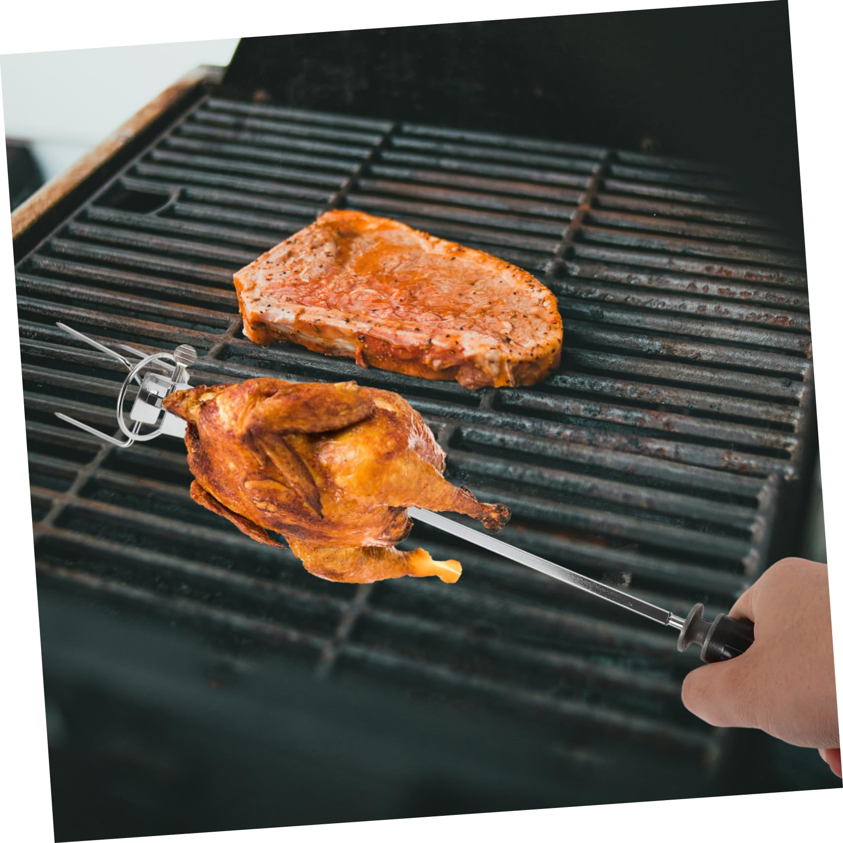 Kisangel 3sets Forchette Inossidabile Per Arrosto e Bbq Facile Usare e Grigliata
