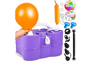 3-in-1 Balloon Pump, Electric Air Pump for Sized Balloons and Inflatables