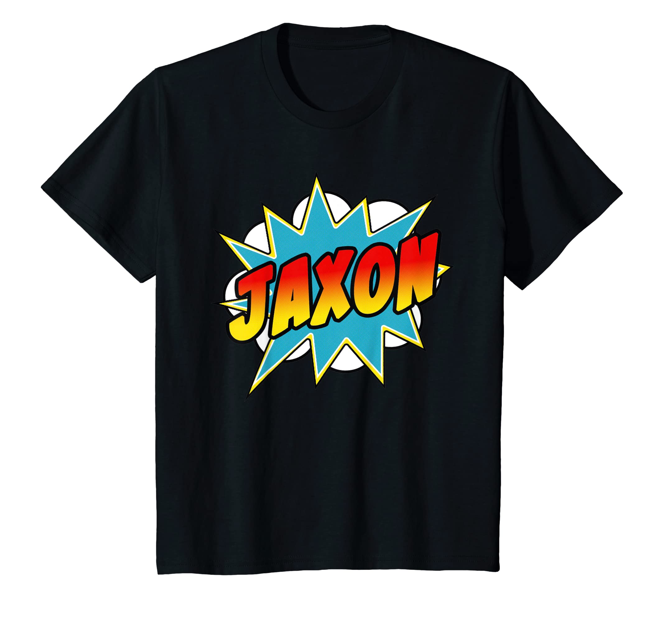 Boys Jaxon Comic Book Superhero NameKids Boys Jaxon Comic Book Superhero Name T-Shirt