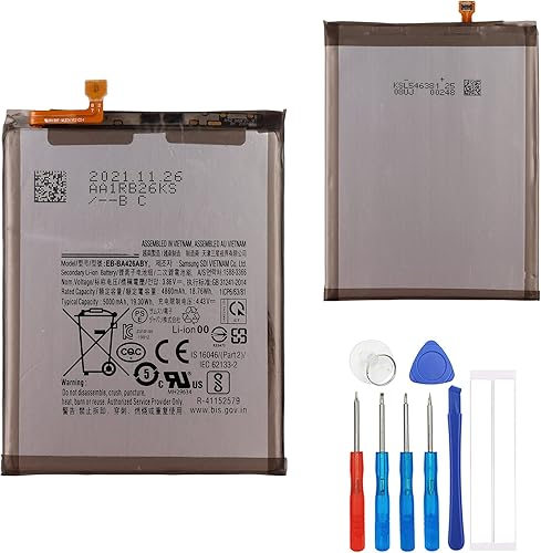 Batería de repuesto EB-BA426ABY compatible con Samsung Galaxy A32 5G A326 A42 5G A426 A72 con kit de herramientas de reparación