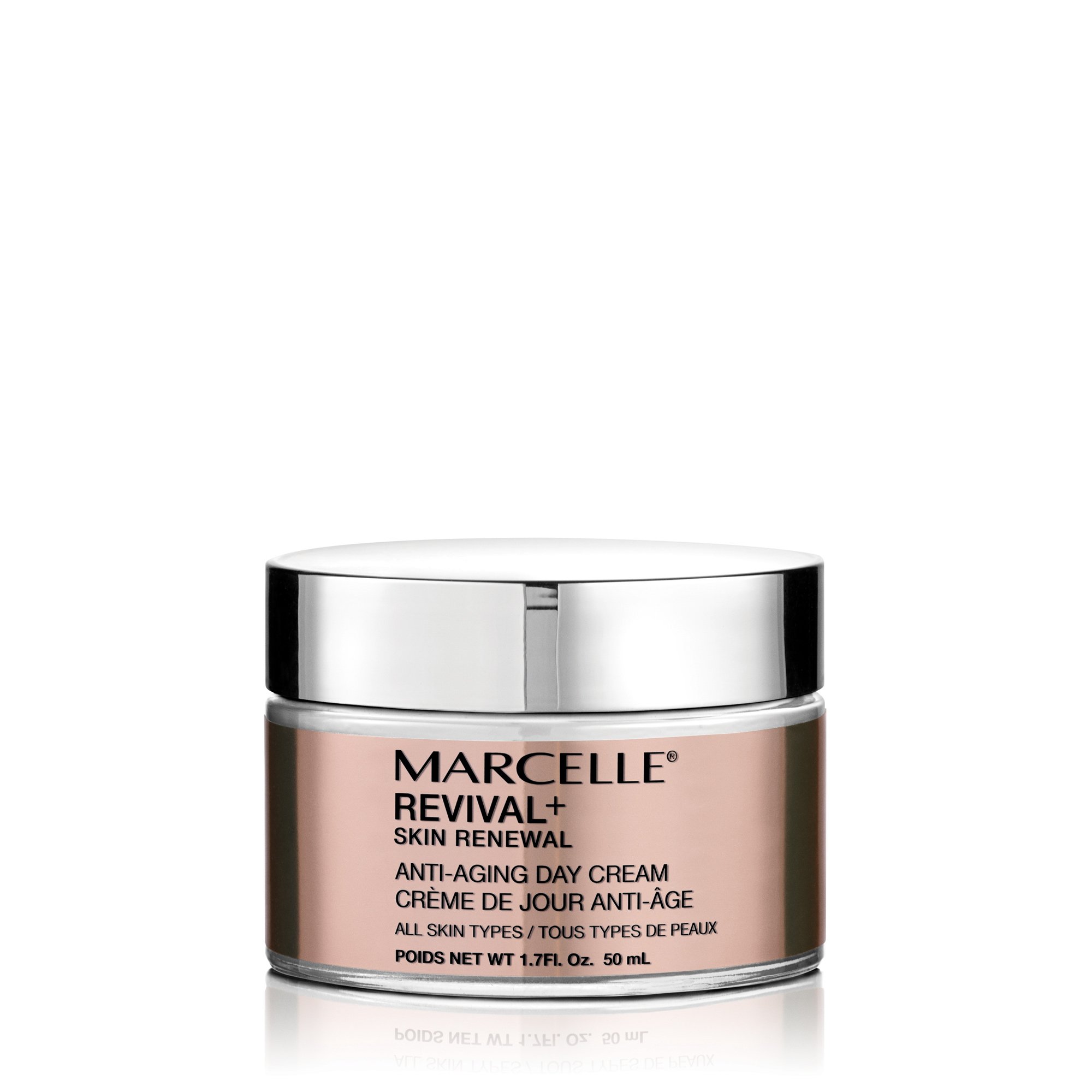Marcelle Revival+ Skin Renewal Anti-Aging Day Cream, Hypoallergenic and Fragrance-Free, 1.7 fl oz