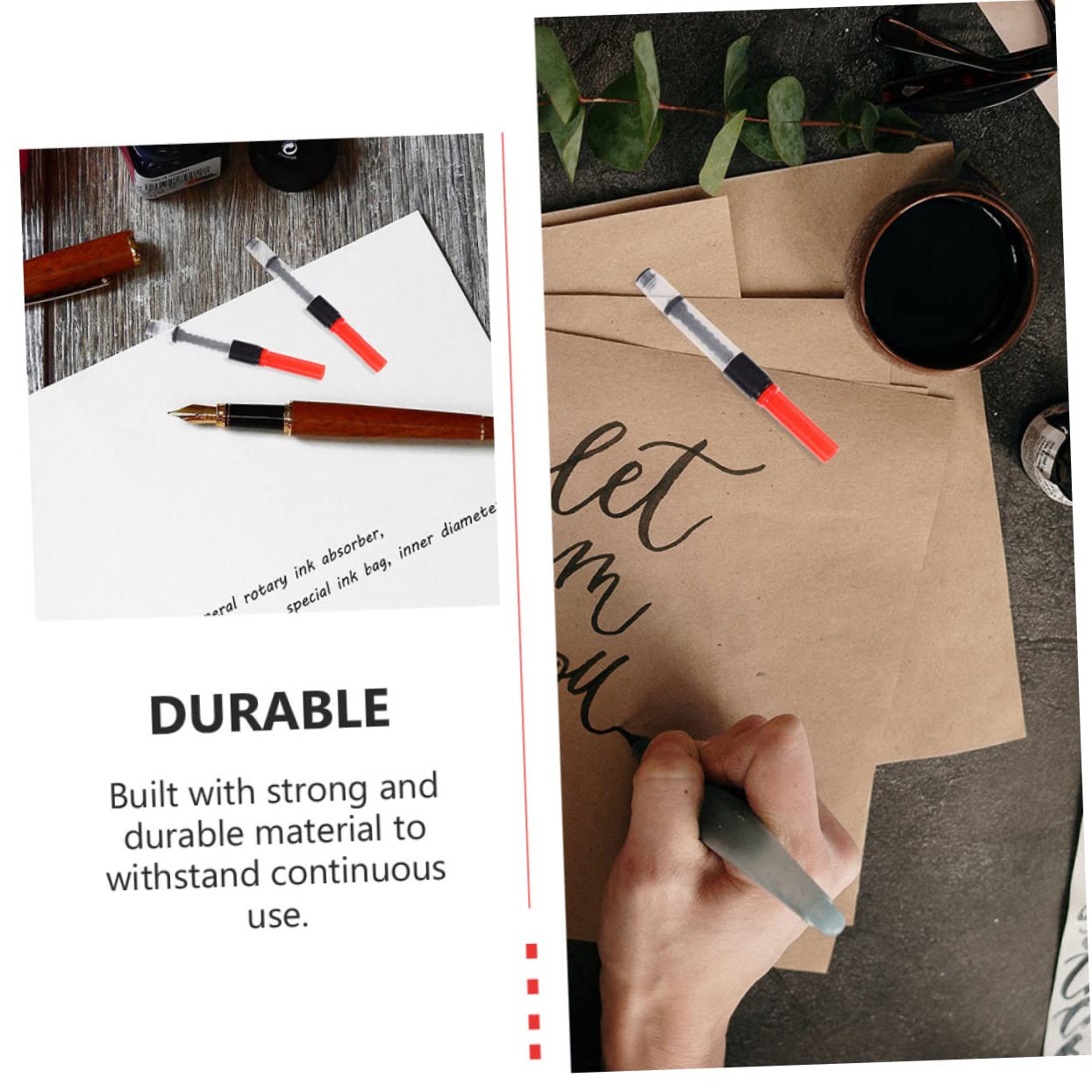 Lurrose 5juegos Absorbentes De Tinta Rotativos Para Convertidores De Tinta Para Uso Práctico y Portátil Accesorios De Escritura Eficientes