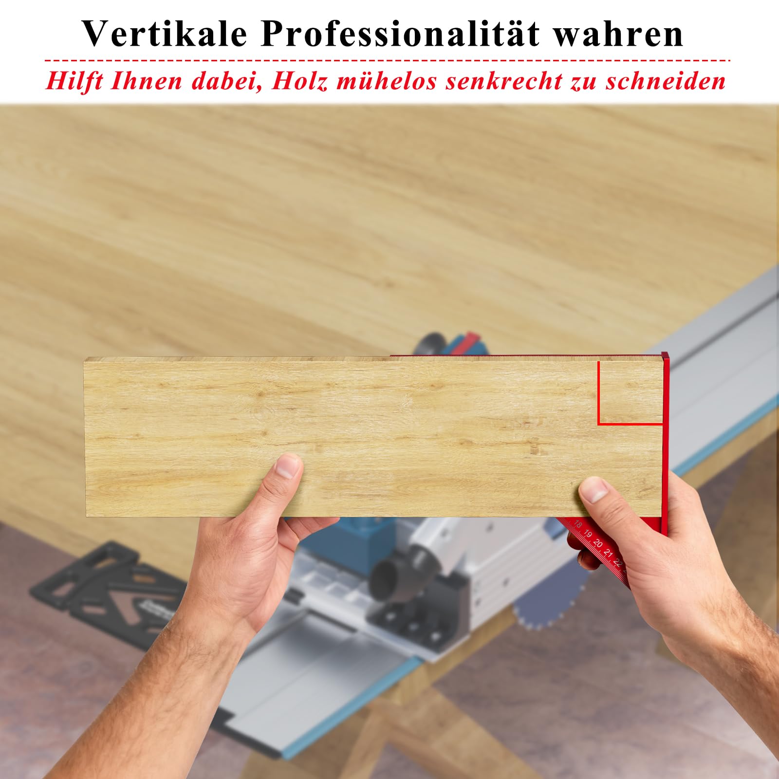 Butée d'angle fraisée CNC à 90° pour rail de guidage Bosch FSN - Butée d'angle précise pour les coupes verticales dans le travail du bois, compatible avec les systèmes Bosch FSN, idéale pour le