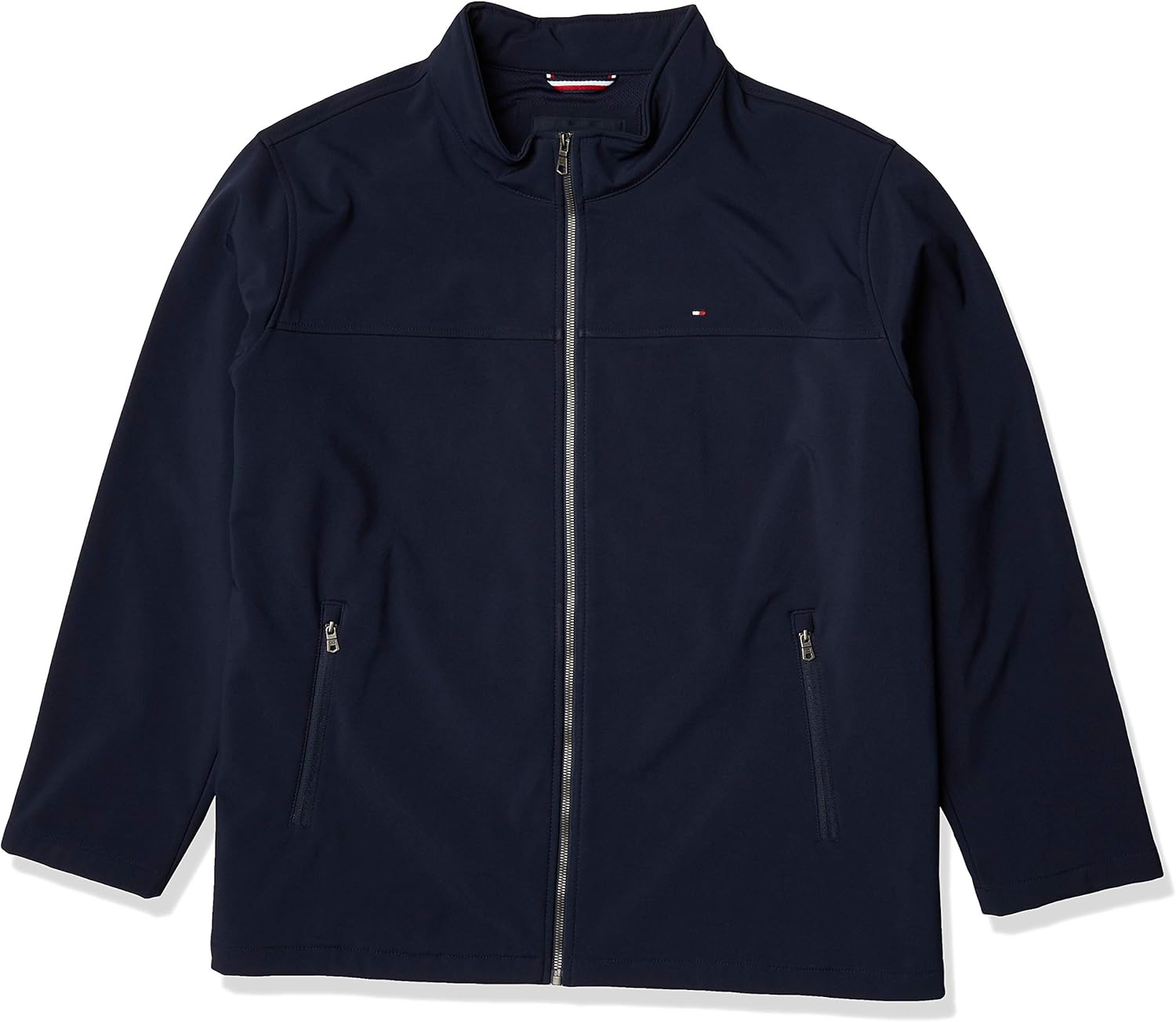 tommy hilfiger men's hooded performance soft shell jacket