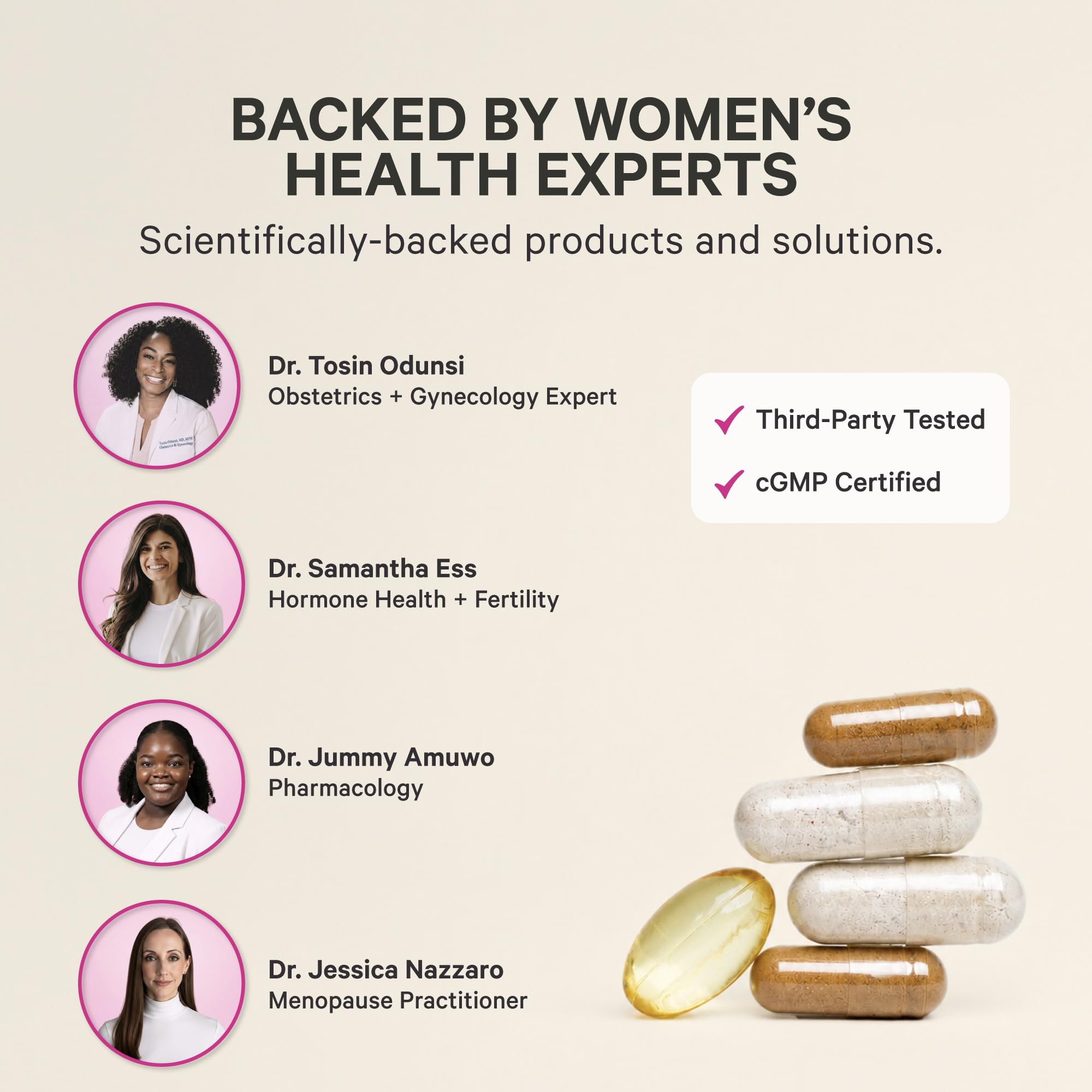 Pink Stork Cortisol Supplements for Women | Stress Support Complex | 60 ct — Amazon image 6