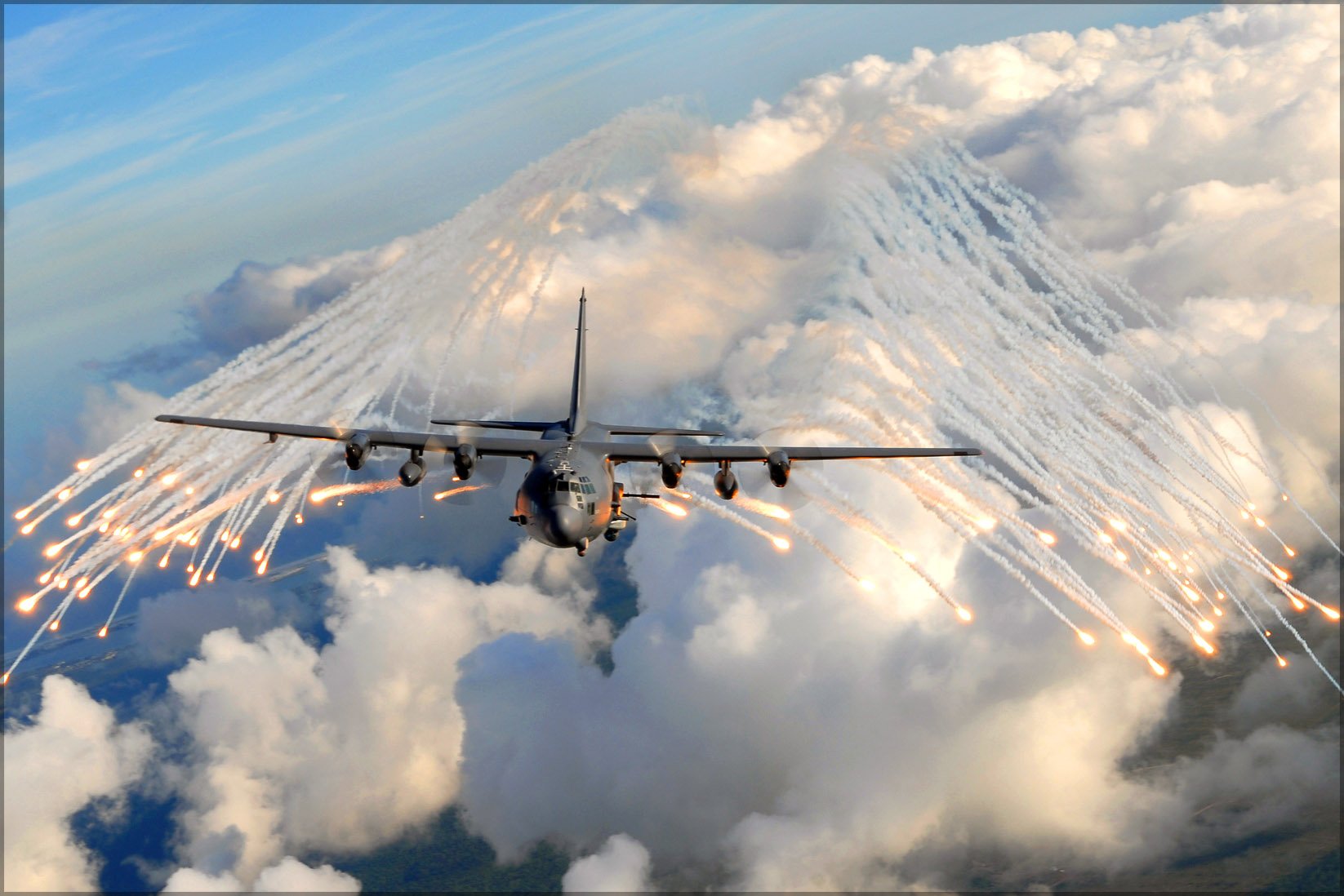 C-130 ポスター C-130 Hercules - What Next?” Retro Style Military Aircraft Ad
