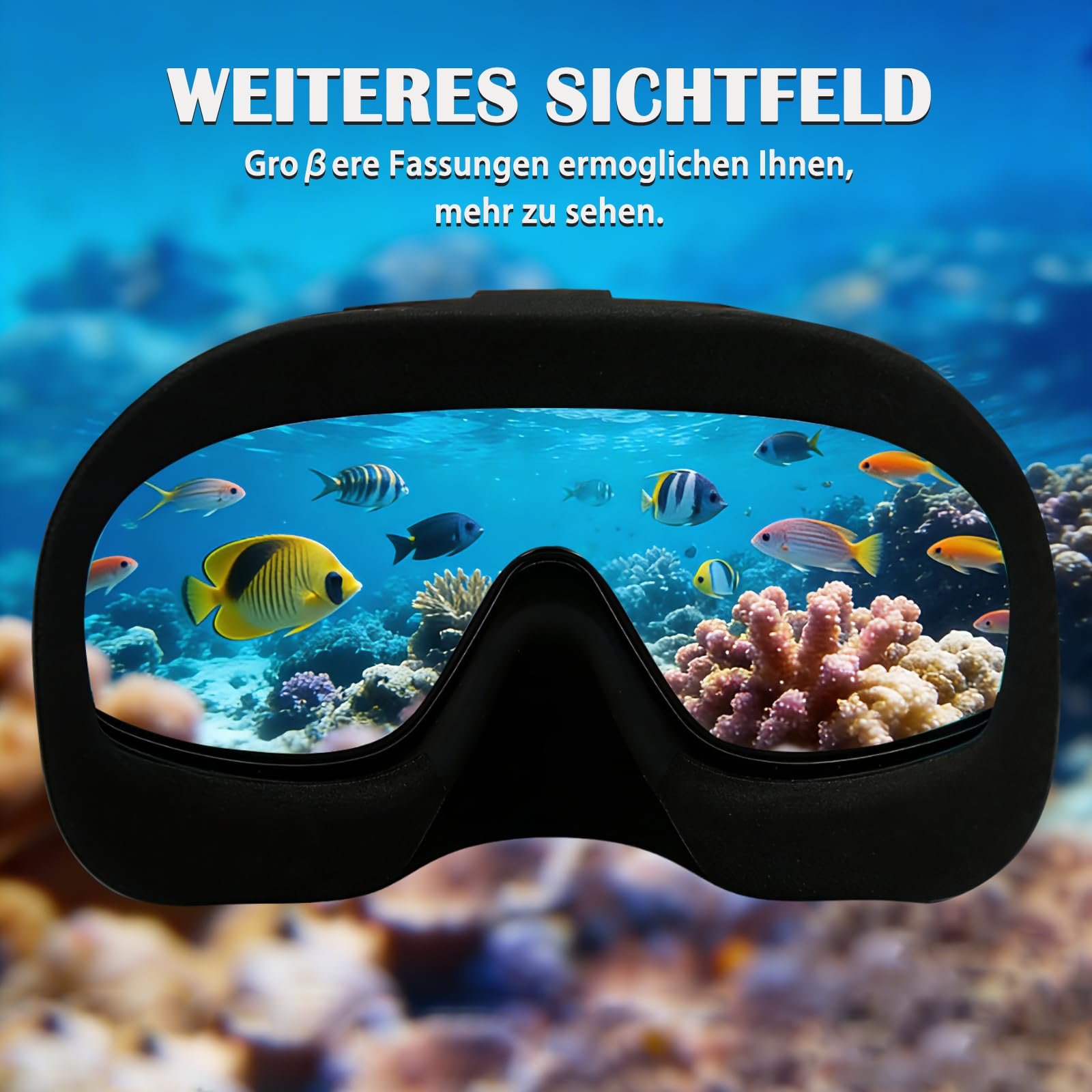 Occhialini Nuoto Uomo, Occhialini Nuoto Donna con Tappi Orecchie, Anti-UV Anti-Appannamento Occhiali Piscina Adulto, con Borsa a Rete, Regolabile Occhiali Polarizzati Nuoto, per e Surf e Adolescenti