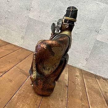 金属製　能楽　翁　置物　オブジェ　年代物　青銅　当時物 金属製 能楽 翁 置物 オブジェ 年代物 青銅 当時物 - メルカリ